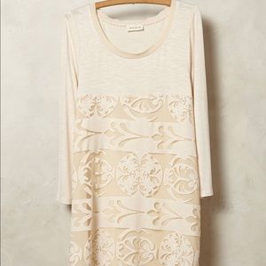 Anthropology Meadow Rue Capriccio Lace Tunic